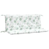  Jastuci za vrtnu klupu 2 kom s uzorkom lišća 120x50x7cm tkanina | shoptok.hr