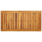 vidaXL Vrtni blagovaonski stol 110 x 56 x 75 cm masivno bagremovo drvo | shoptok.hr