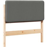  Tapecirani uzglavlje s uzglavljem Smeđa i svijetlosiva 90 cm | shoptok.hr