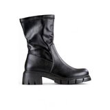 primohurt Black fitted women's worker ankle boots made of ecological leather Cene