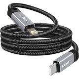 LINQ Kabel Lightning na USB-C Power Delivery 36W iz pletenega najlona 1,2m, Črna, (5000220165) | Shoptok.si