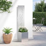  Privatnost u vrtu Cvjetni Srebrna 32 x 150 cm Nehrđajući čelik | Eponuda.com