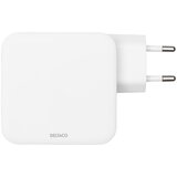 Deltaco USB-C Zidni Punjač, GaN Tehnologija, 2x USB-C PD, Ukupno 100 W | shoptok.hr