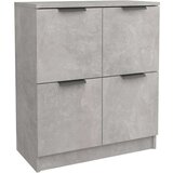  Komoda 2 kosa betonsko siva 60x30x70 cm konstruiran les, (20654379) | Shoptok.si