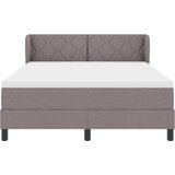  Krevet s opruga kutije Sivo-smeđa 140 x 200 cm tkanina | shoptok.hr
