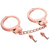 LATETOBED BDSM Line Cuffs with Skull Keys Rose Gold Cene