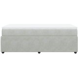Box spring krevet s madracem svjetlosivi 80 x 200 cm baršunasti | shoptok.hr