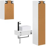  Set namještaja za kupaonicu 3 kom. Bijela 33 x 34,5 x 160 cm | shoptok.hr