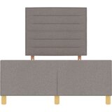  Krevetna konstrukcija taupe 120x200 cm od tkanine | shoptok.hr