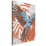  Slika - Exotic Wings - Parrot Among Abstract Leaf Patterns 20x30 Standard | shoptok.hr