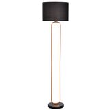 Rabalux podna lampa Domiro, LED, 30W, 3000K+E27, 165cm, Crna | ePonuda.com