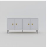 Hanah home komoda owen white gold