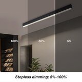  Brilagi - LED prigušiva plafonska lampa SLEEKLINE LED/40W/230V Wi-Fi Tuya crna + daljinski | Eponuda.com