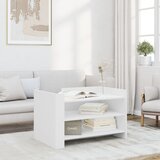 Furnova Klubska mizica bela 80x50x50 inženirski les, (21915664) | Shoptok.si