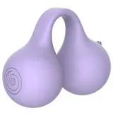 vibrator za prst - Snail Twinn, ljubičasti