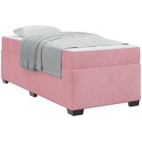  Krevetna konstrukcija s madracem Ružičasta 90 x 200 cm tkanina | shoptok.hr