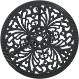  3-dijelni vrtni bistro set crni lijevani aluminij | shoptok.hr