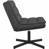  Stolica na kotačiće Crna 63 x 75 x 76 cm Antikni PU | Eponuda.ba