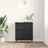  Kreveta Crni hrast 60 x 35 x 70 cm Obrađeno drvo i čelik | shoptok.hr