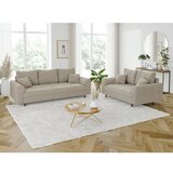 Ropez Bež sedežna garnitura iz tkanine bouclé 150 cm Ariella – | Shoptok.si