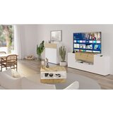 FMD TV/Hi-Fi omarica 182x33x70,2 cm bela in artisan hrast Cene
