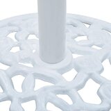  Stalak za suncobran bijeli 12 kg 48 cm od lijevanog željeza | shoptok.hr