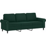  3-dijelni set sofa s jastucima tamnozeleni baršunasti | shoptok.hr