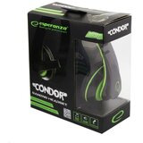 Esperanza Slušalice sa mikrofonom GAMING ESPERANZA CONDOR EGH300G, green, volume control | Eponuda.ba