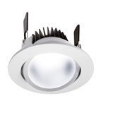 Planetitaly Vgradni reflektor 24V zatemnitvena LED 8W CCT od 2500K do 6500K stropna svetilka trgovina kuhinja BELA, (20554159) | Shoptok.si