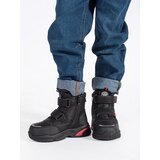 Shelvt Black padded boys' boots | shoptok.hr