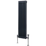 Monster tradicionalni radiator z 2 stolpcema - 1500 x 292 mm - antracitno siva, (21569947) | Shoptok.si