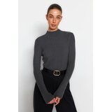 TRENDYOLMILLA ženski duks Twoaw24Kz00329, Antracit-Siva u