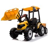 Traktor na akumulator s prikolico Hercules 24V - rumen | Shoptok.si