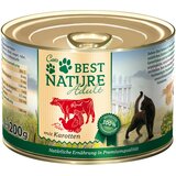  Varčno pakiranje Best Nature Cat Adult 12 x 200 g - Govedina, puran in korenje | shoptok.hr