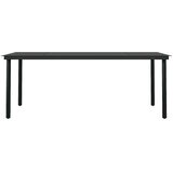  9-dijelni vrtni blagovaonski set crni | shoptok.hr