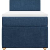  Krevet s oprugama i madracem plavi 80x200 cm od tkanine | shoptok.hr