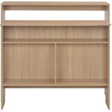  Barski stol s 2 stolne ploče boja hrasta 130 x 40 x 120 cm | shoptok.hr
