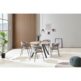 Mömax jedilna miza arno, naravne barve, Ø 120 cm | Shoptok.si