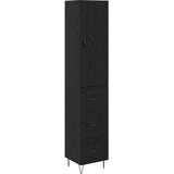  Highboard Crni hrast 34,5 x 34 x 90 cm Konstruirano drvo | Eponuda.com