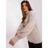 Wool Fashion Italia Sweater-AT-SW-2348.07-beige Cene