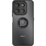 AVIZAR Ohišje za Honor 400 Smart z vrtljivim magnetnim obročem in matiranim zaključkom, Črna, (5000189045) | Shoptok.si