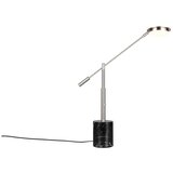 Trio Select Črna/v srebrni barvi LED namizna svetilka (višina 65 cm) Fiore – u