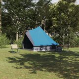 vidaXL Družinski šotor tipi Modri 8-osebni vodoodporen u