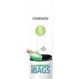 Brabantia PerfectFit vrečke za smeti - biolo&scaron;ko razgradljive - 10L (K) - 10 kosov na roli cene