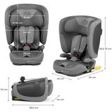 Kinderkraft autosjedalica FIX2GO i-Size 9-36 kg (76-150 cm), Grey | shoptok.hr
