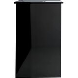  Radni stol visoki sjaj crni 100 x 50 x 76 cm od iverice | Eponuda.com