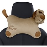  Icaroom Jastuk za vrat u obliku kosti za auto sedište NB-101KT, 34x24 cm, Smeđi Cene