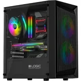 Atos ARGB microATX ohišje 2xUSB2.0, 1xUSB3.0 3x12cm, Okence iz kaljenega stekla, RGB, Gaming, (5000262396)