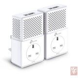 Tp-link TL-PA7020PKIT, AV1000 2-Port Gigabit Passthrough Powerline Starter Kit | ePonuda.com