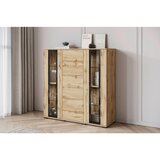 Livetastic Visoka Komoda Caro, Barva Hrasta | Shoptok.si